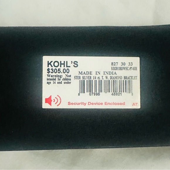 NWT 1/4 CT TW Diamond Sterling Silver Tennis Bracelet $305 MSRP Gift Bling Glam - Picture 4 of 5